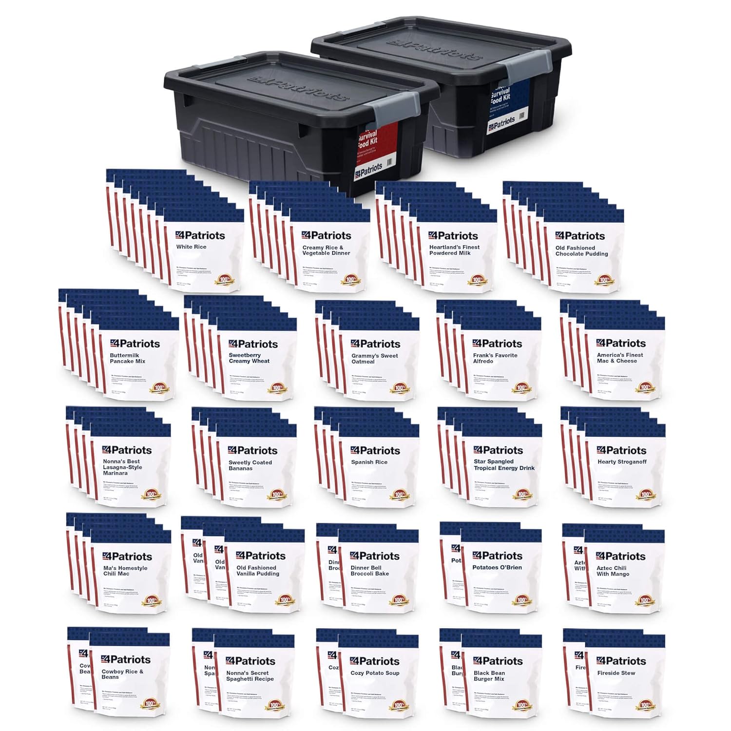 4Patriots 3-Month Survival Food Kit